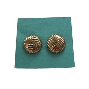 Gold Circle Earrings